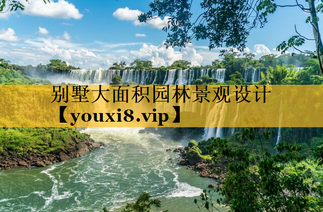 别墅大面积园林景观设计